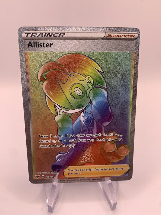 Pokemon Karte Trainer Rainbow Nio 192/185 Englisch