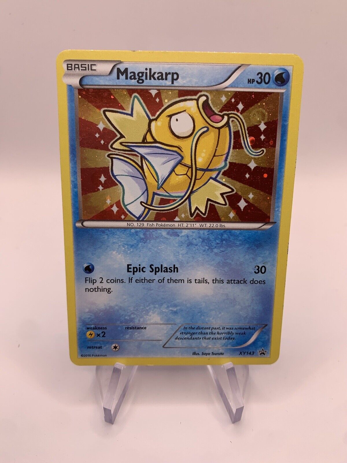 Pokemon Karte Holo Promo Karpador XY143 Englisch