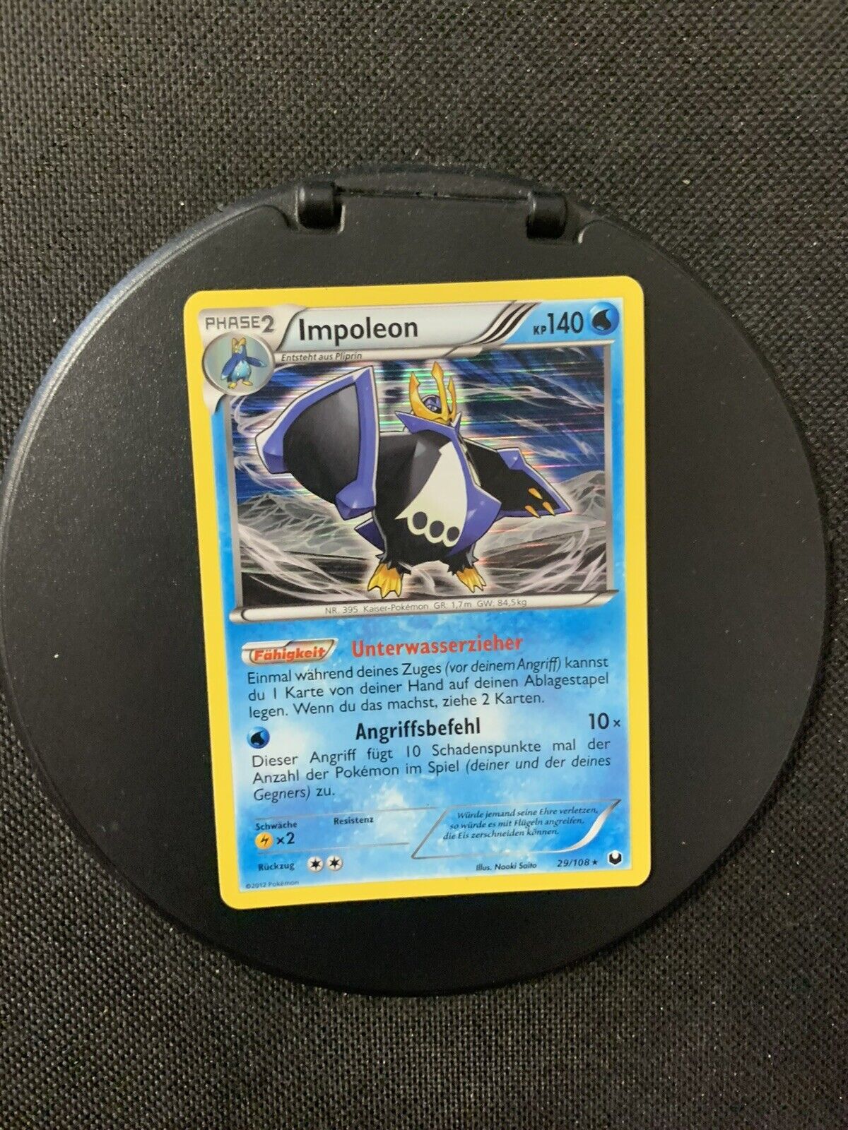 Pokemon Karte Holo Impoleon 29/108 Deutsch