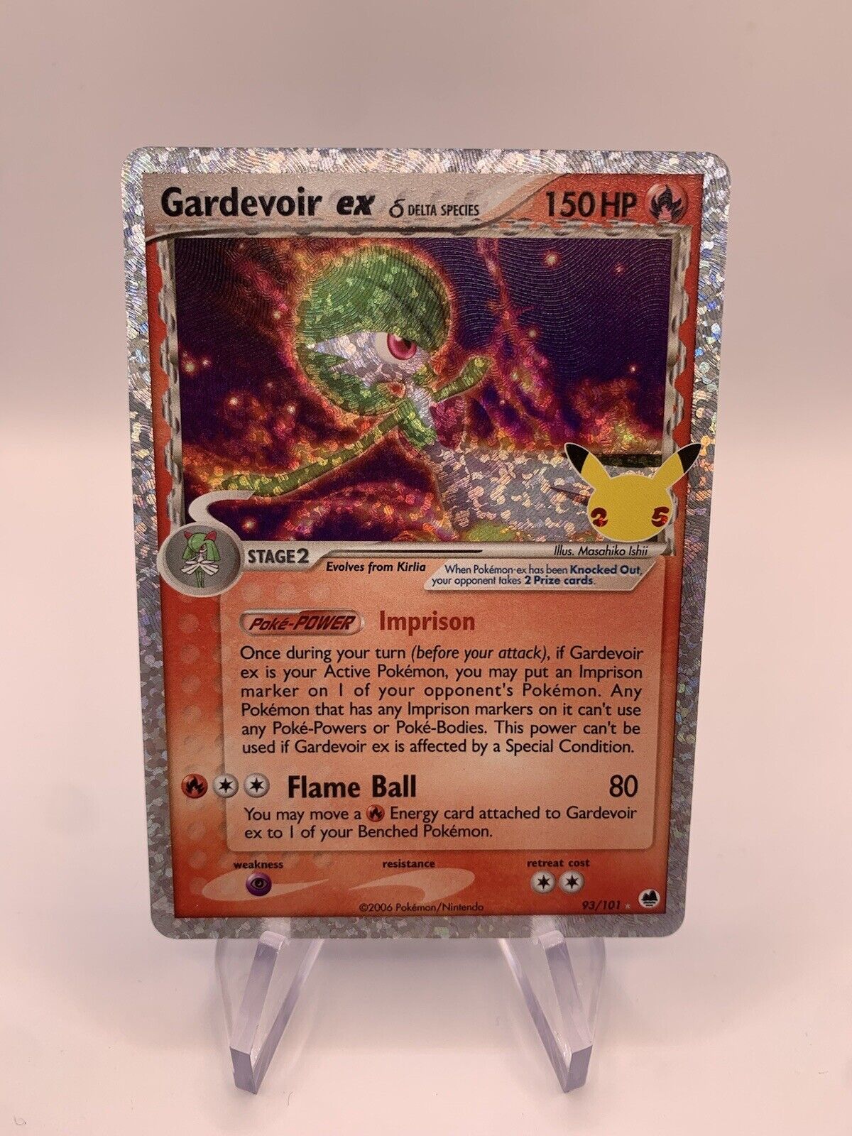 Pokemon Karte Celebration EX Guardevoir 93/101 Englisch