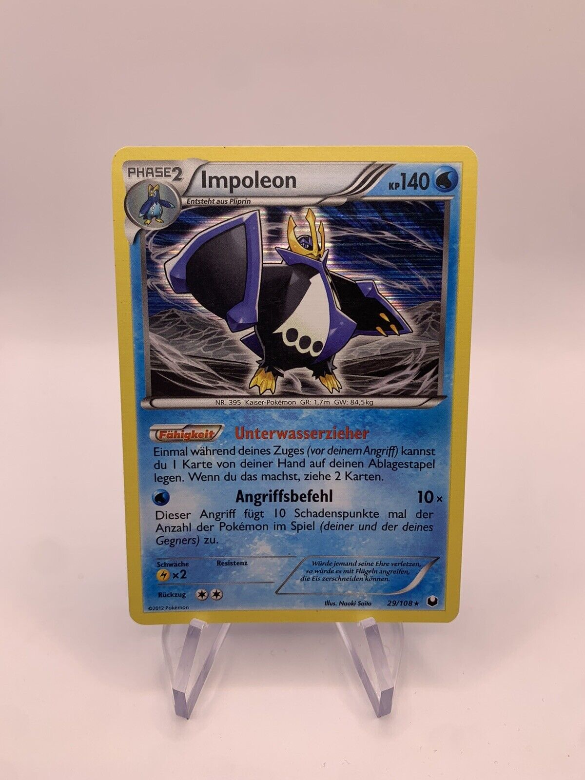 Pokemon Card Holo Empoleon 29108 German