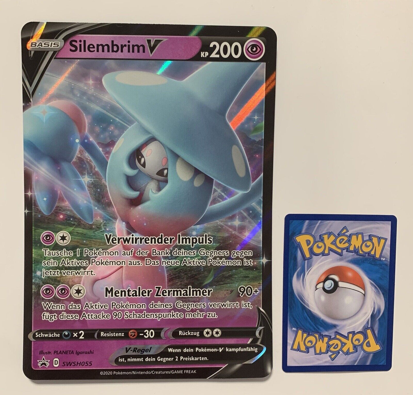 Pokemon Karte V Promo XXL Silembrim SWSH055 Deutsch