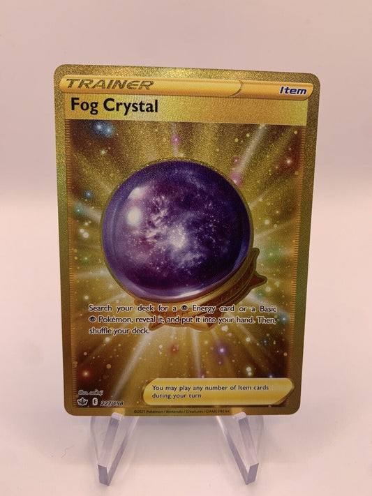 Pokemon Karte Gold Trainer Fog Crystal 227/198 Englisch