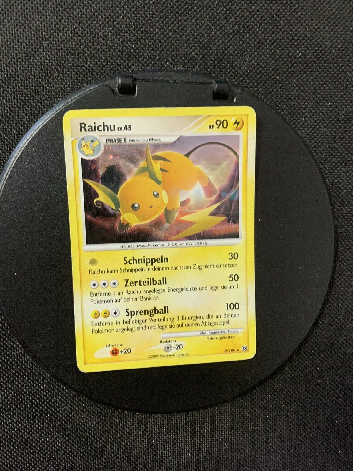 Pokemon Card Holo Raichu 8100 German