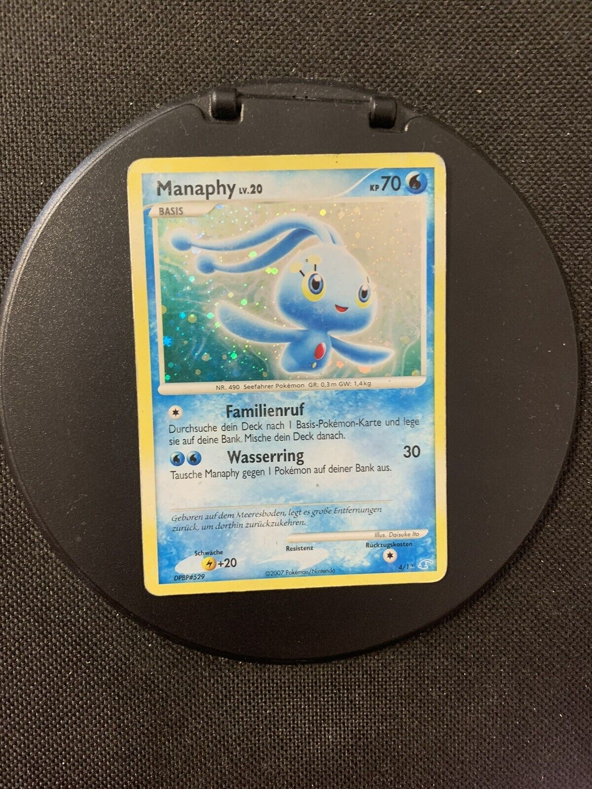 Pokemon Card Holo Manaphy 412 German