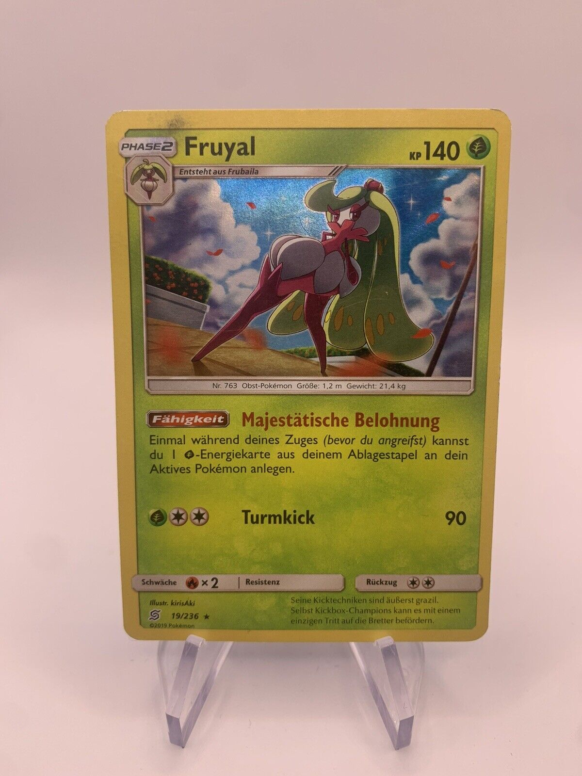 Pokemon Karte Holo Fruyal 19/236 Deutsch