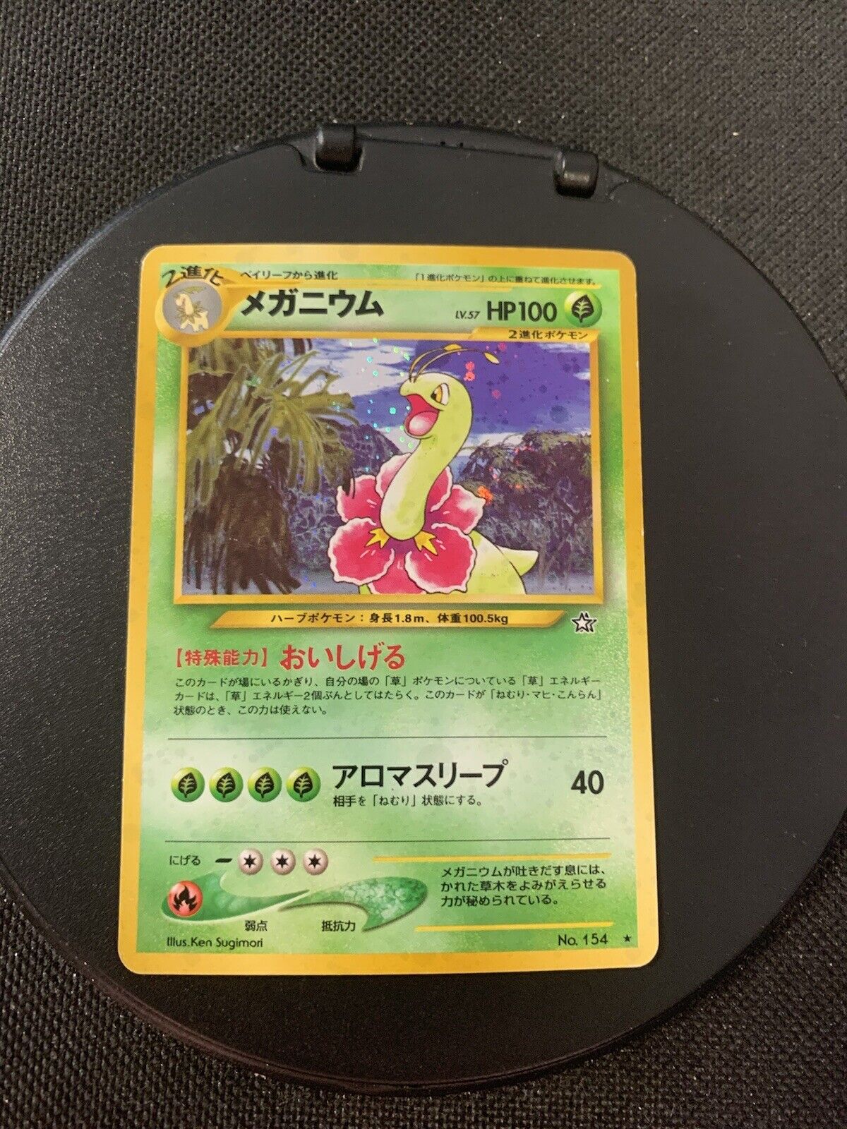 Pokemon Card Holo Meganie No.154 Japanese