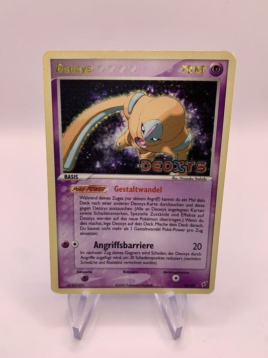 Pokemon Karte Holo Reverse Deoxys 18/107 Deutsch