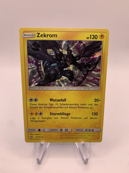 Pokemon Karte Holo Zekrom 35/73 Deutsch