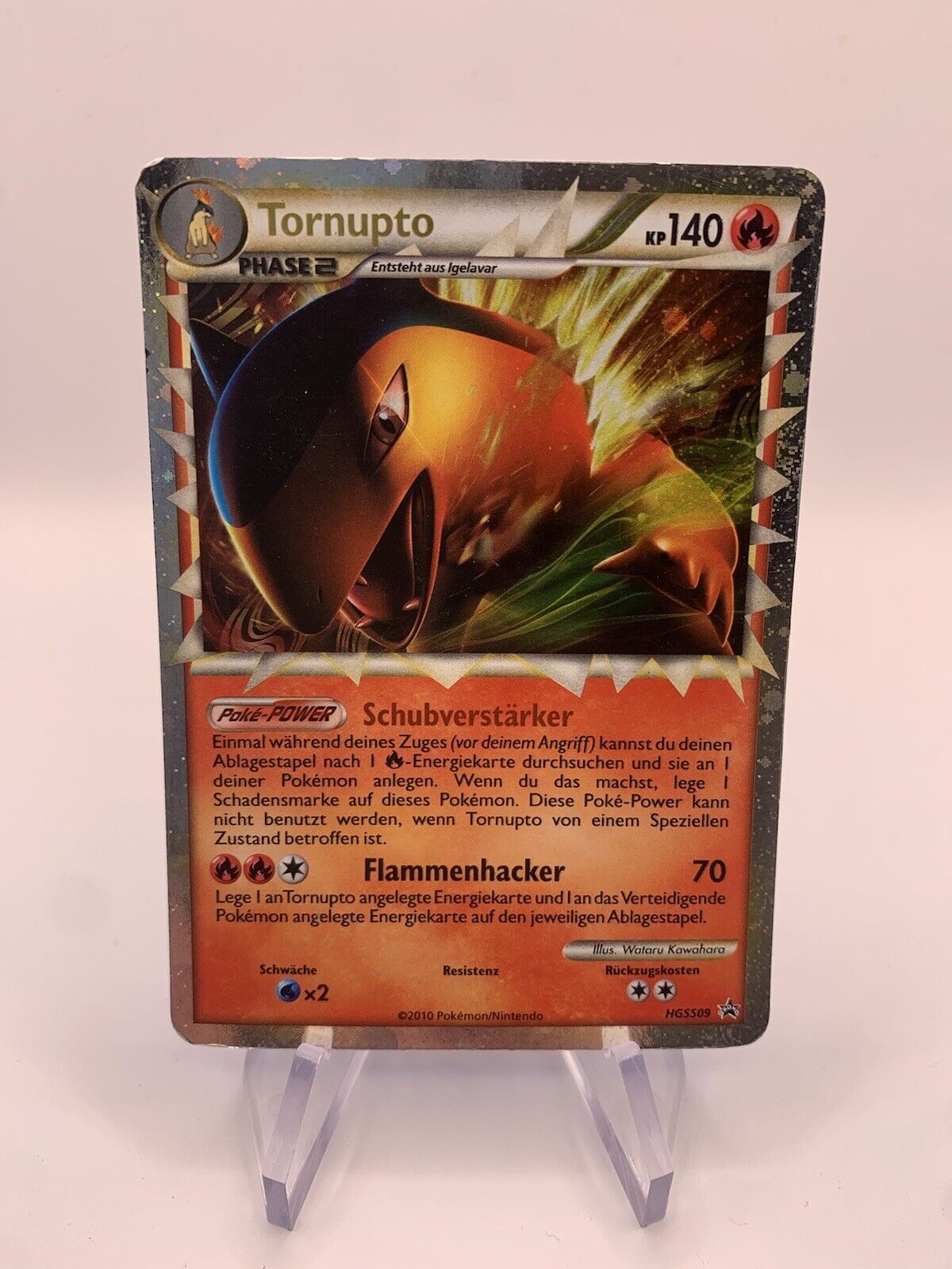 Pokemon Karte Promo Prime Tornupto HGSS09 Deutsch