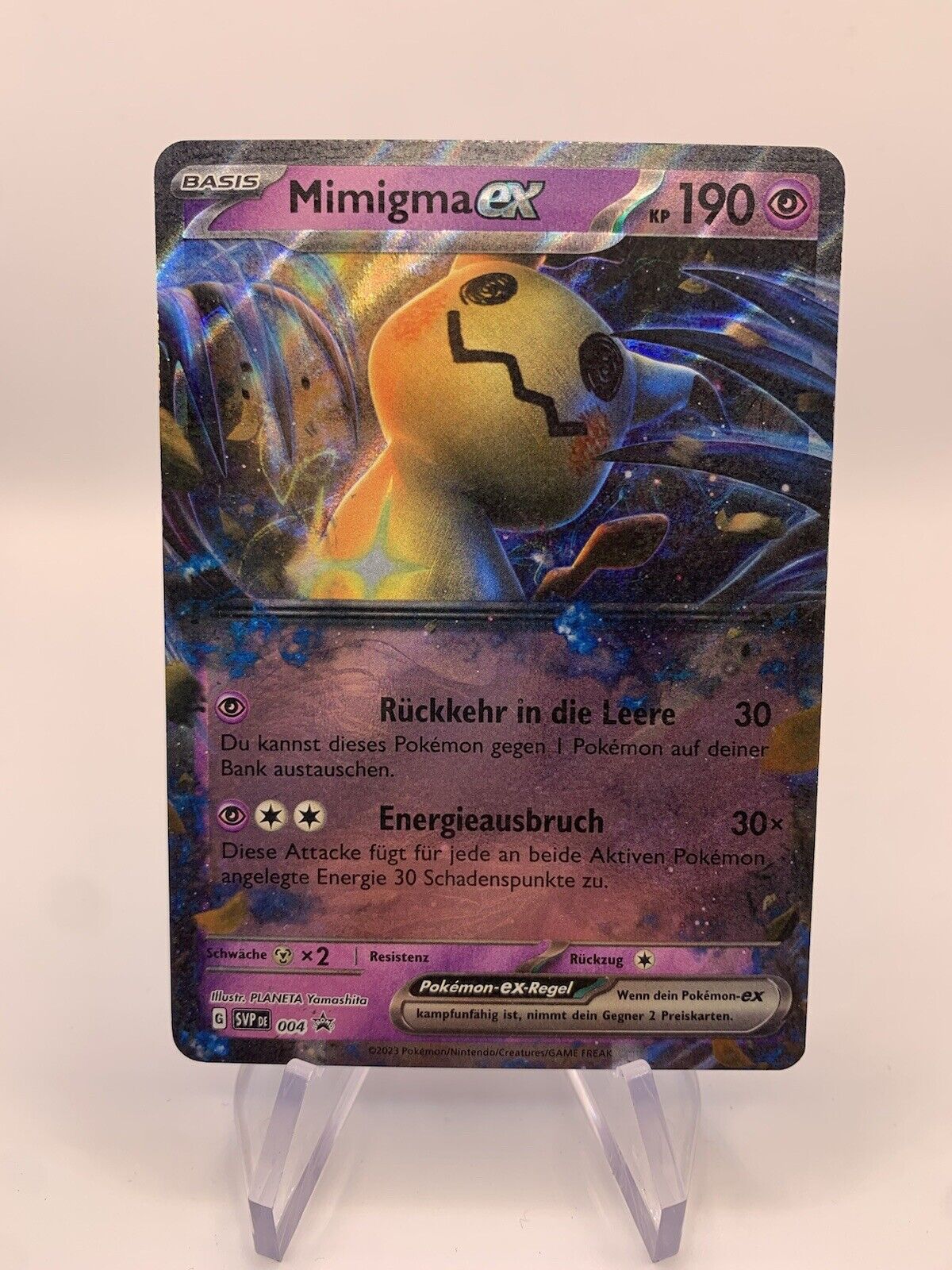 Pokemon Karte EX Promo Mimigma 004 Deutsch