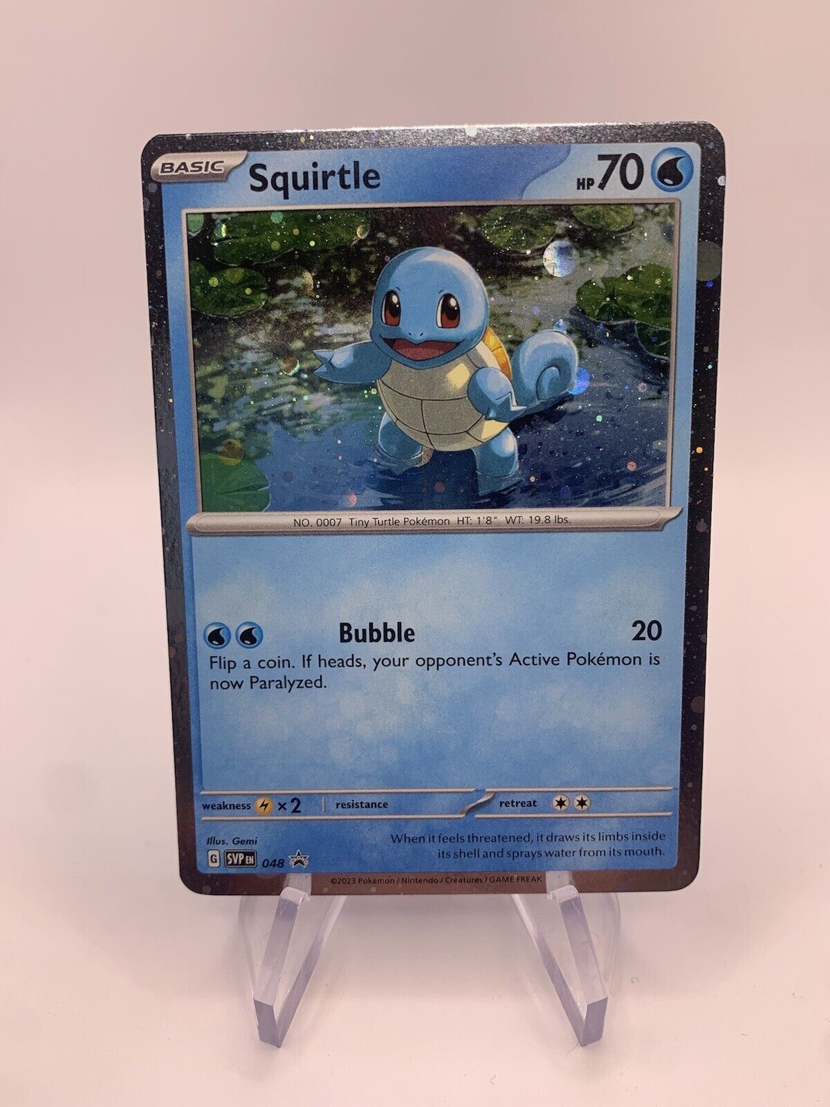 Pokmon Card Promo Squirtle 048 English