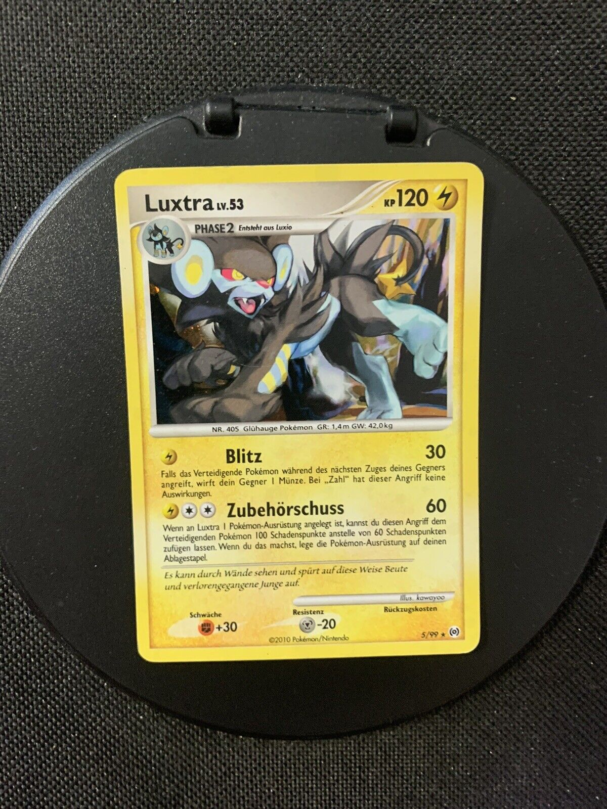 Pokemon Card Holo Luxtra 599 Holo German