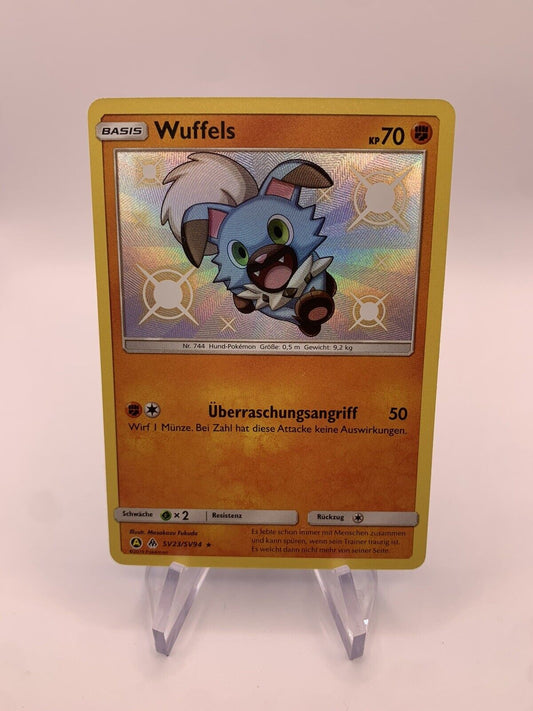 Pokemon Karte Shiny Wuffels SV23/SV94 Deutsch