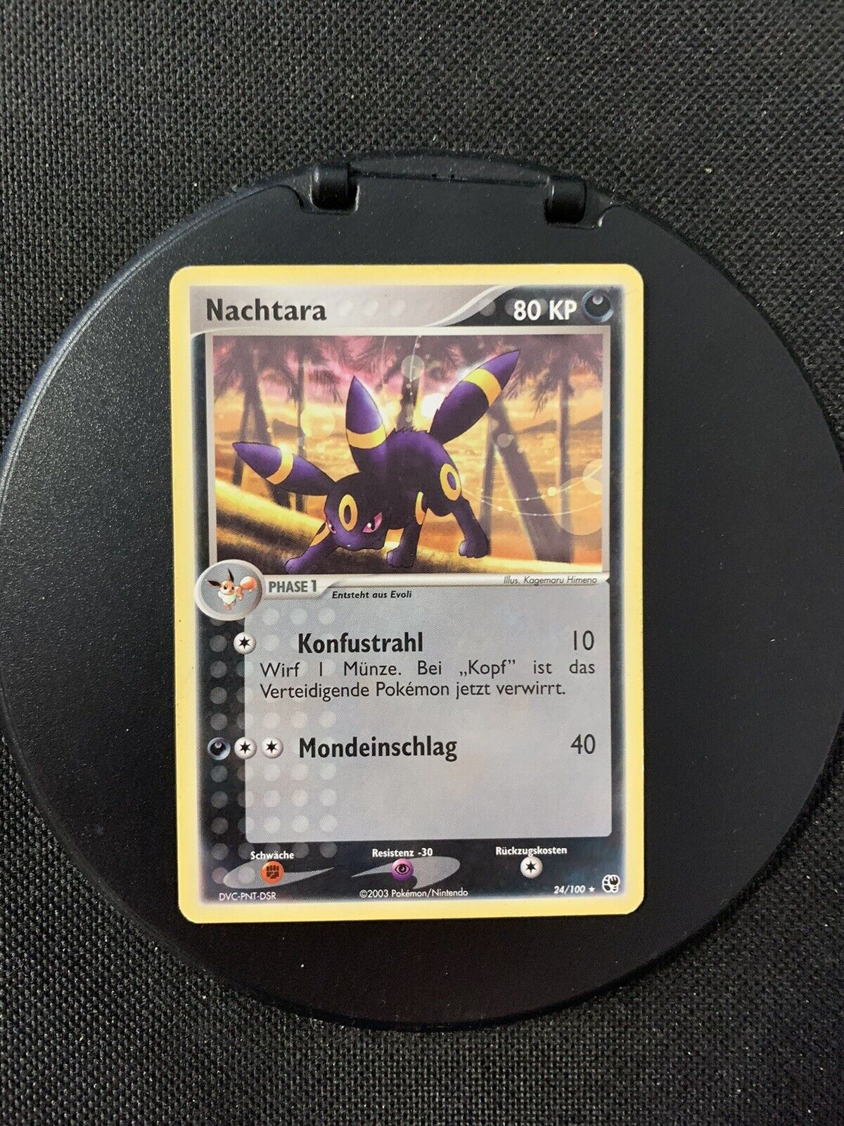 Pokemon card Nachtara 24/100 German