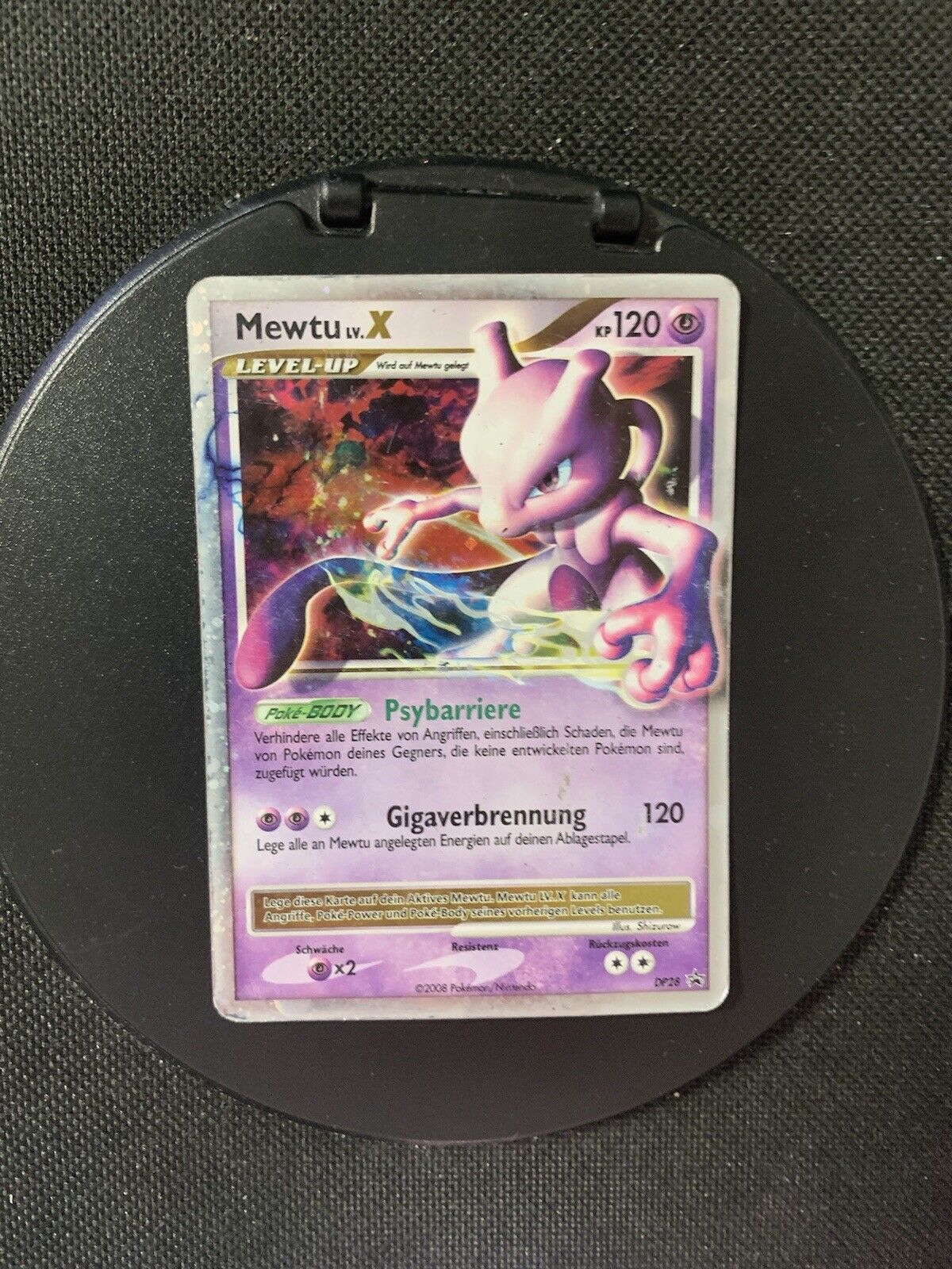 Pokemon Karte Promo Lv.X Mewtu DP28 Deutsch