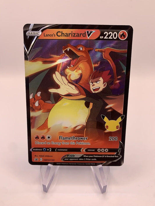 Pokemon Karte V Promo Lance‘s Charizard SWSH133 Englisch