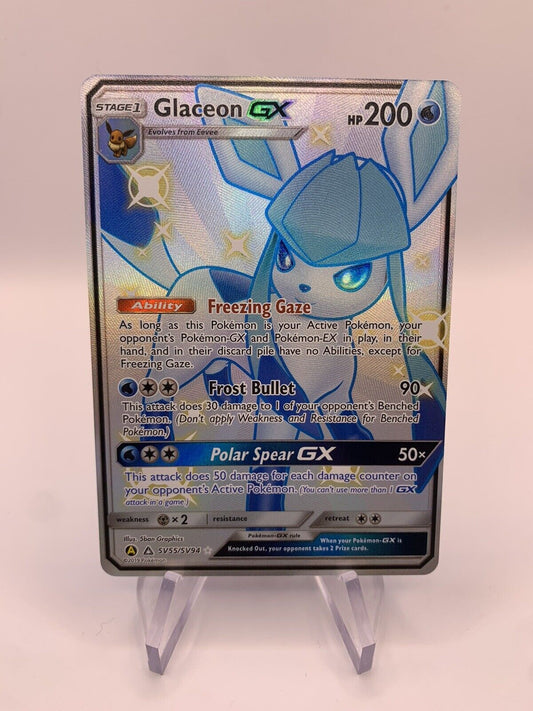 Pokemon Karte Gx Shiny Glaziola SV55/SV94 Englisch