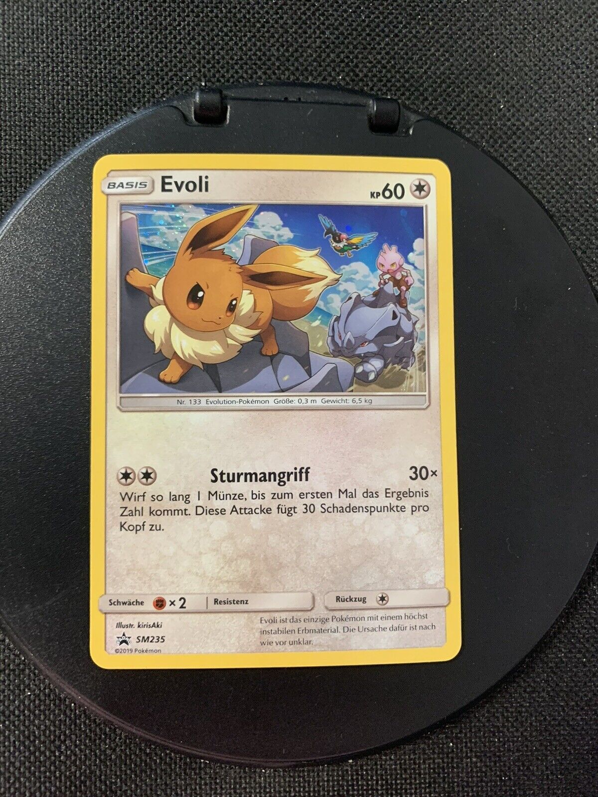 Pokemon Karte Holo Promo Evoli SM235 Deutsch