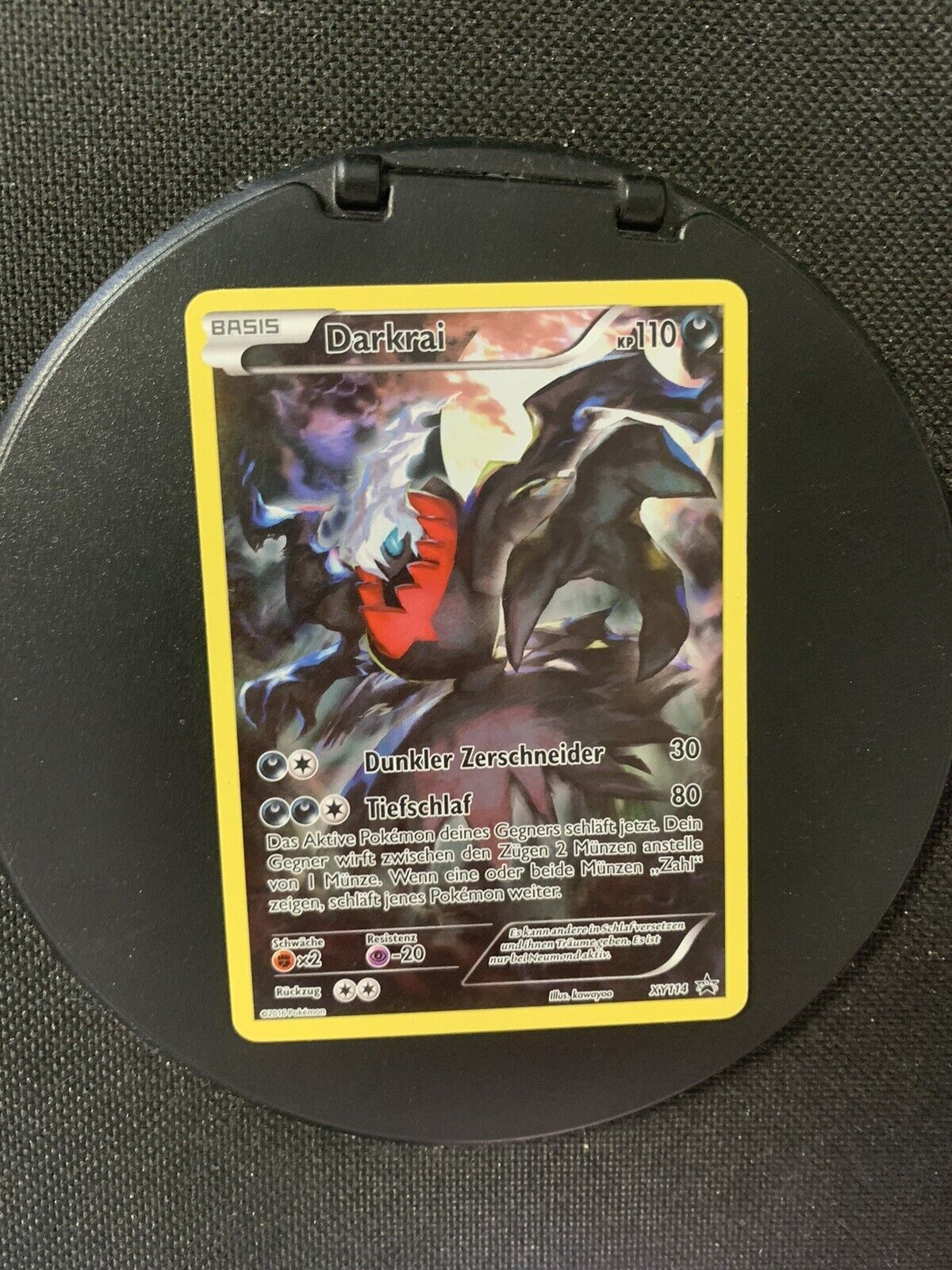 Pokemon Karte Promo Alt-Art Darkrai XY114 Deutsch