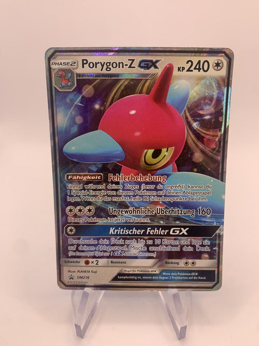 Pokemon Karte Gx Promo Porygon-Z SM216 Deutsch