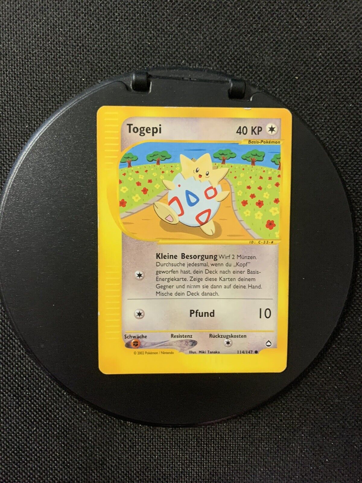 Pokemon Karte E-Serie Togepi 14/147 Deutsch