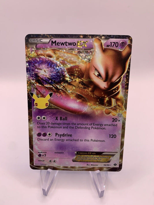 Pokemon Karte EX Celebration Mewtu 54/99 Englisch