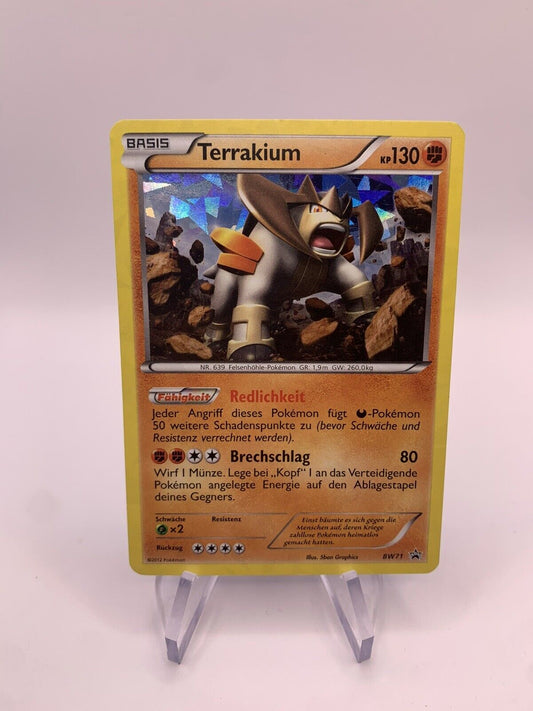 Pokemon Karte Holo Terrakium BW71 Deutsch