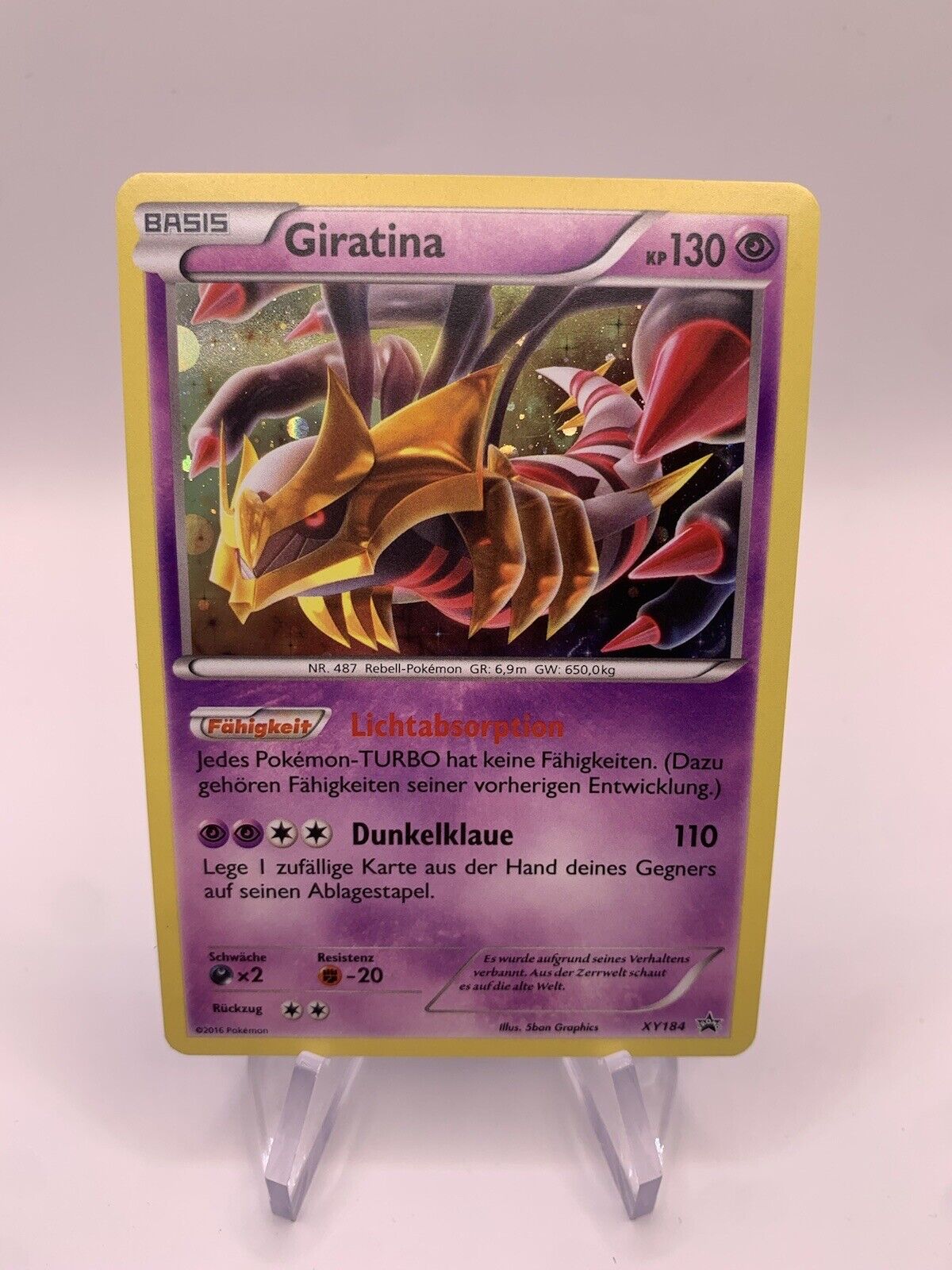 Pokemon Karte Promo Holo Giratina XY184 Deutsch