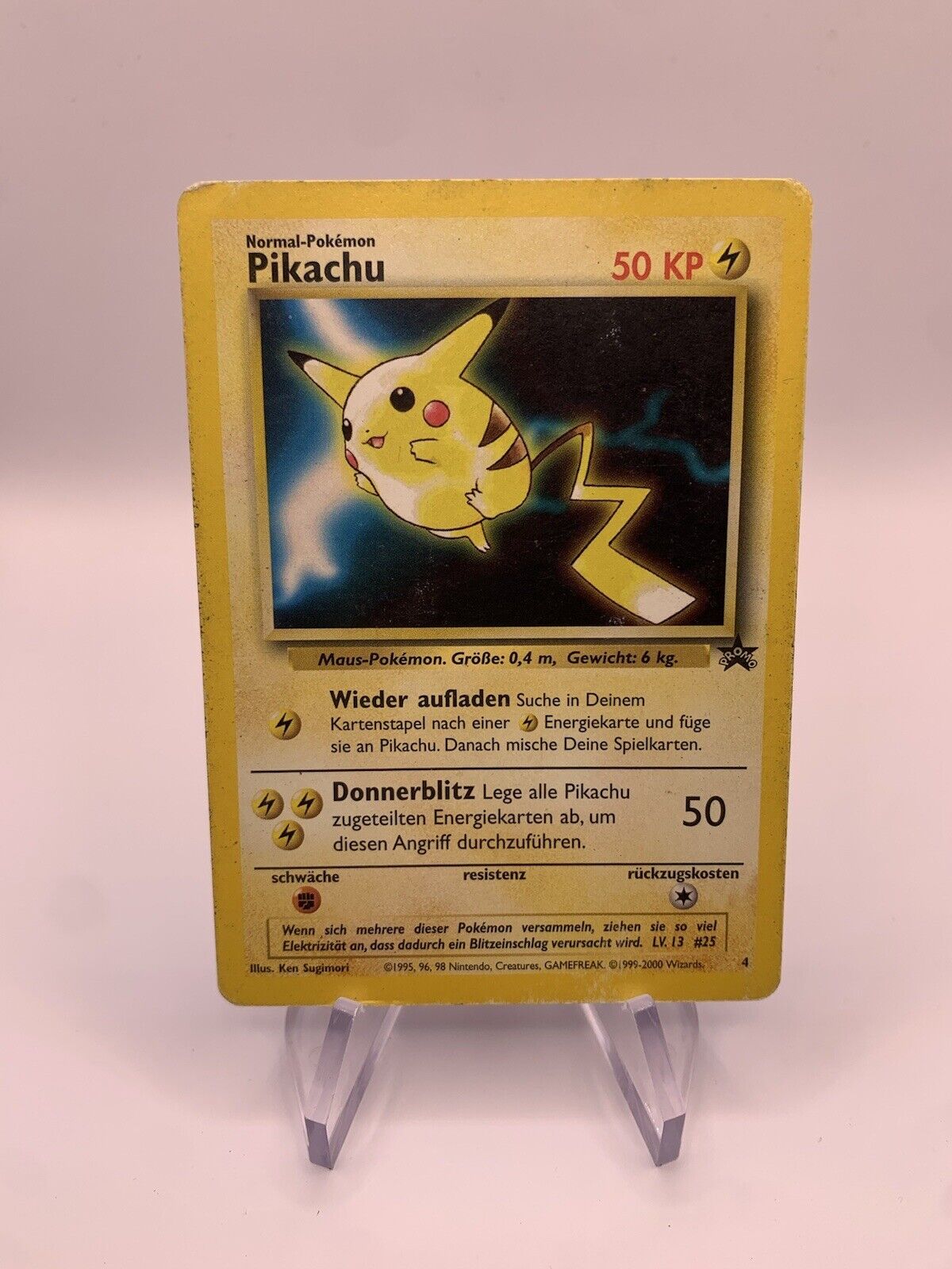 Pokemon Karte Promo Pikachu 4 Deutsch