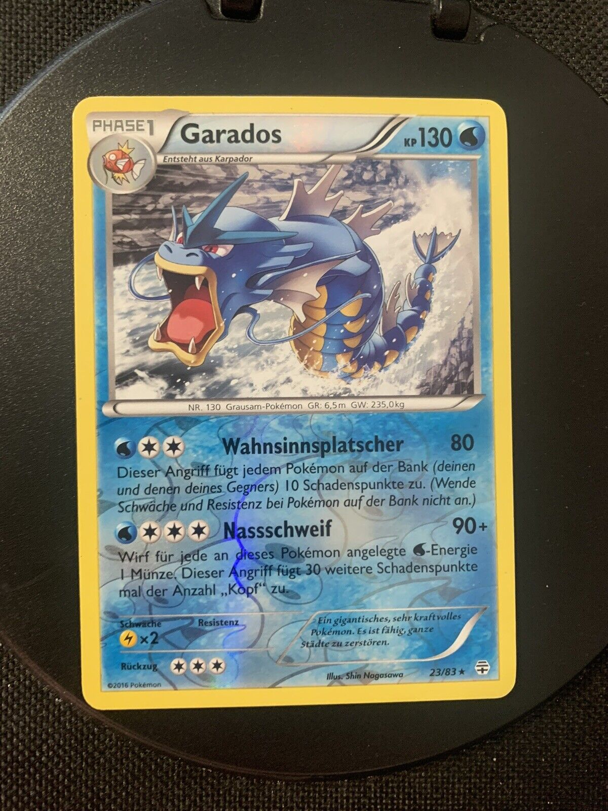 Pokemon Karte Reverse Garados 23/83 Deutsch