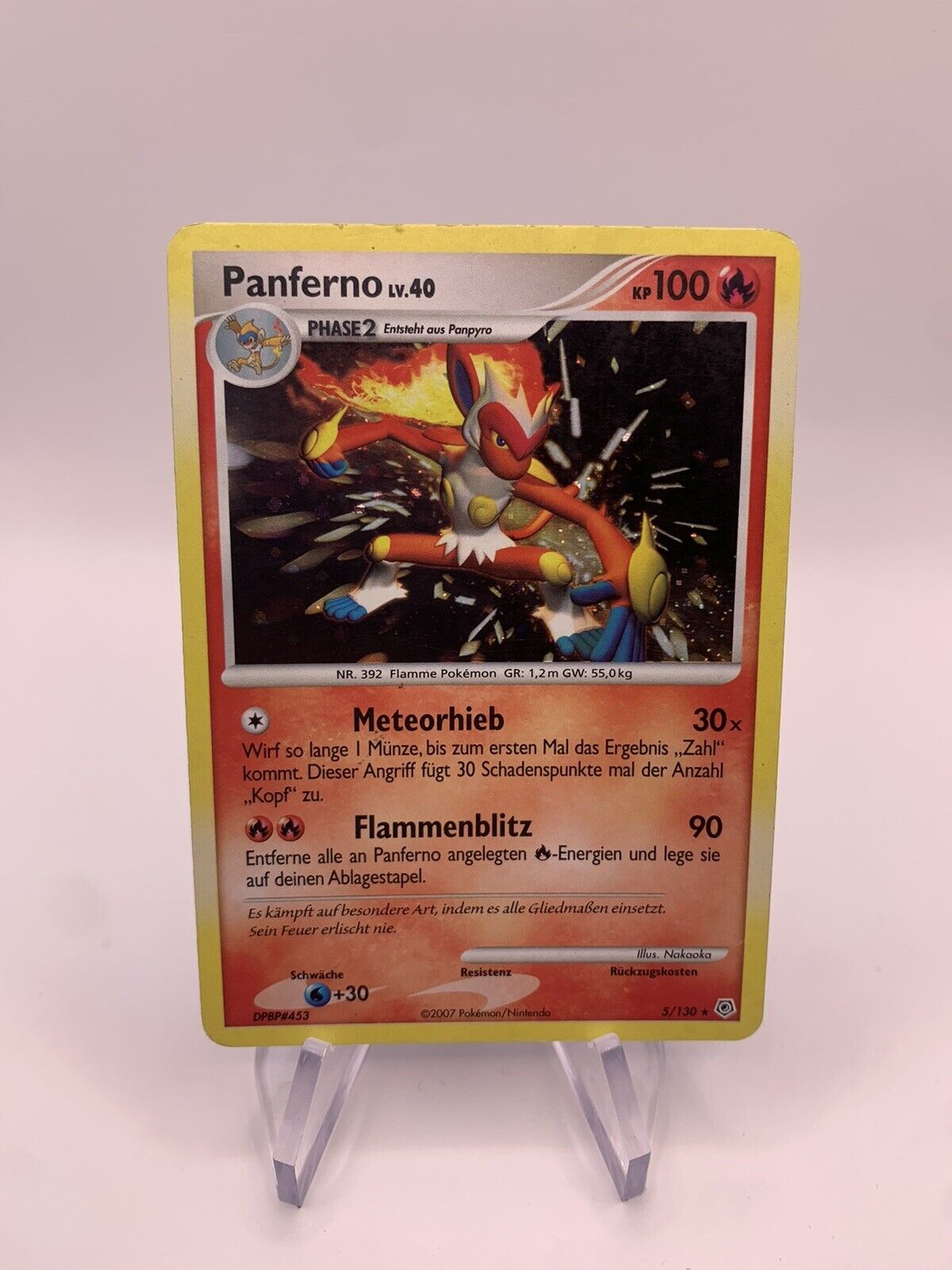 Pokemon Card Holo Panferno 5130 German