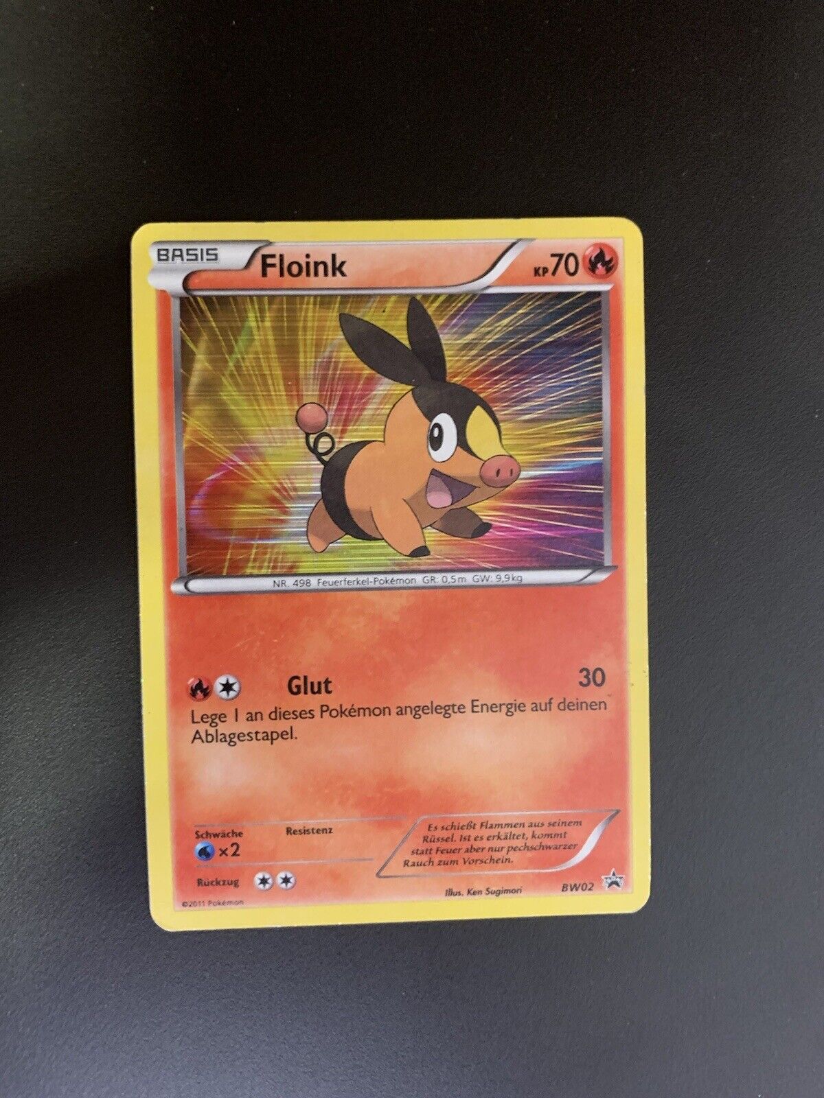 Pokemon Karte Holo Promo Floink BW02 Deutsch