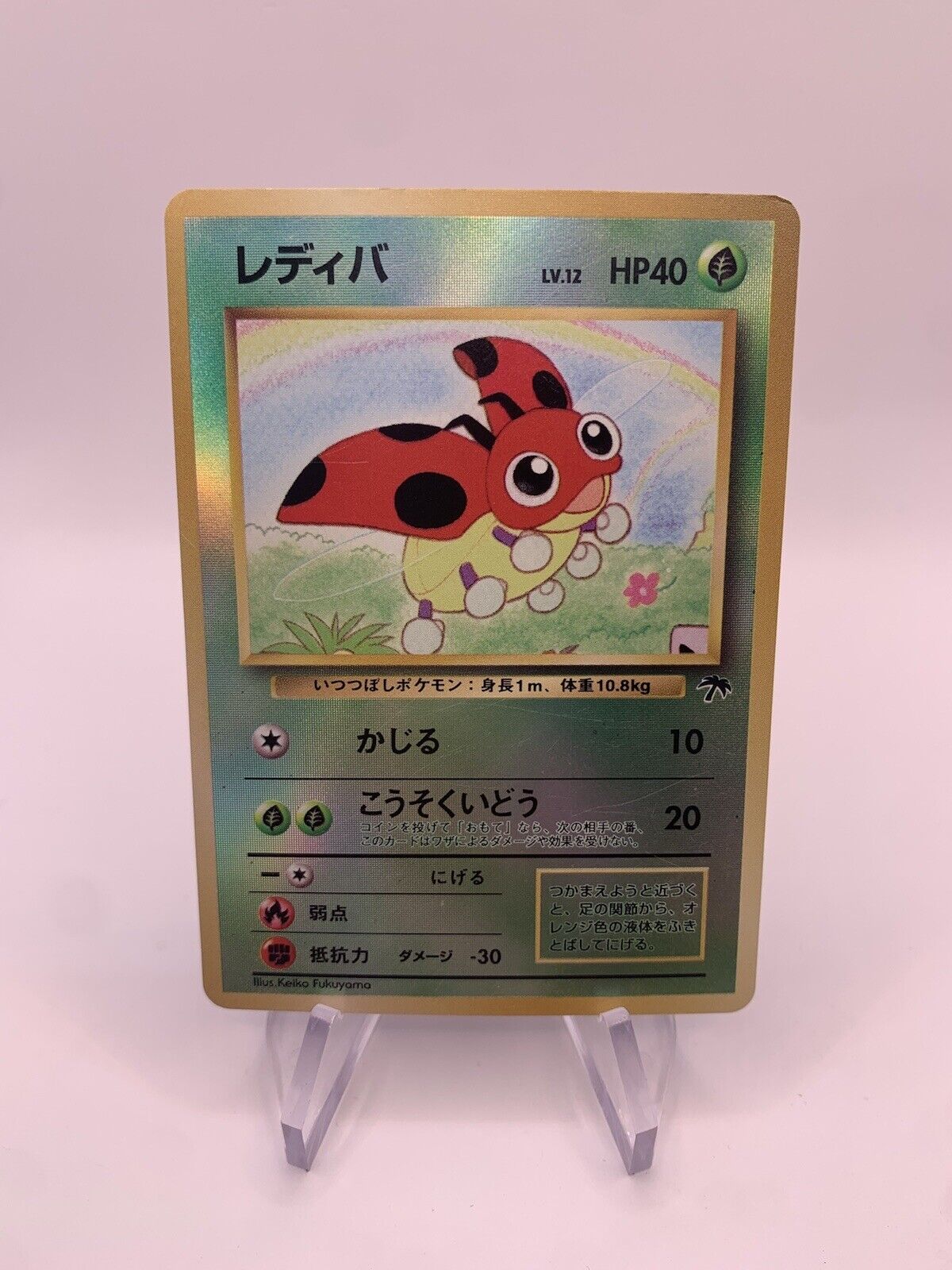 Pokemon Karte Revers Holo Promo Southern Island Ledyba Lv12 Japanisch