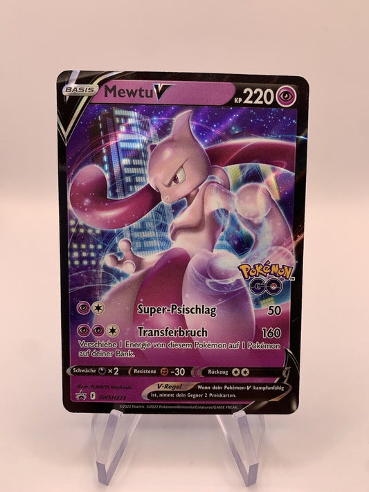 Pokemon Karte V Promo Mewtu SWSH223 Deutsch