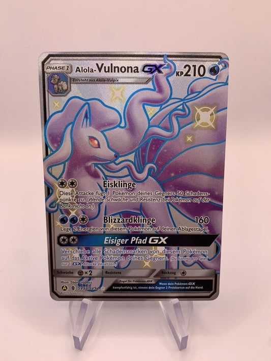 Pokemon Karte Gx Shiny Alola Vulnona SV53/SV94 Deutsch