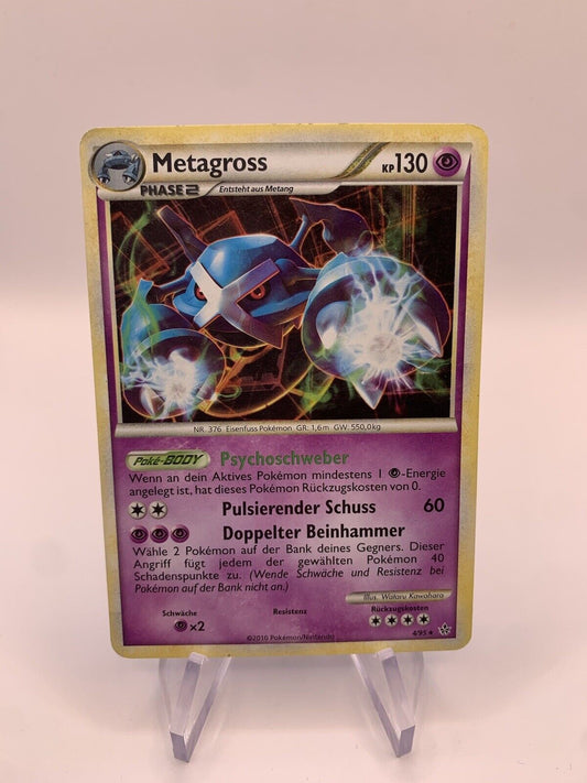 Pokemon Karte Holo Metagross 4/95 Deutsch