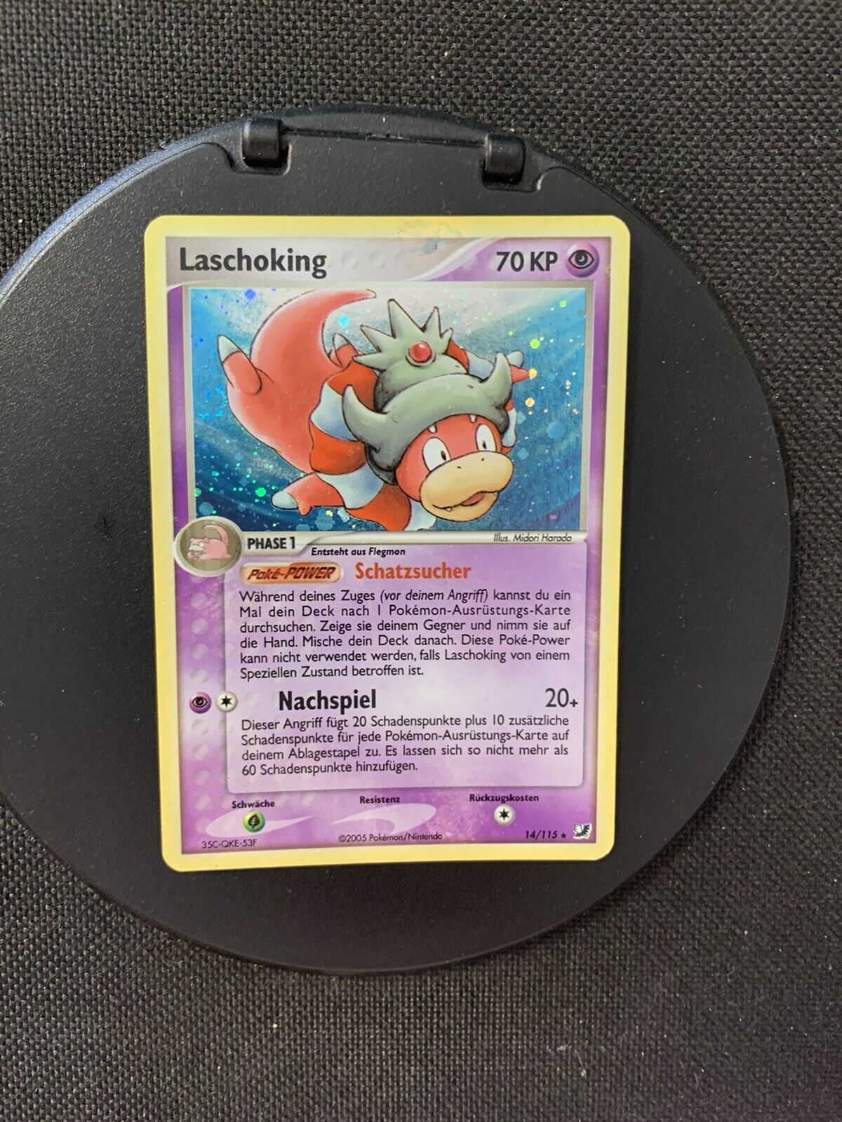 Pokemon Karte Holo Laschoking 14/115 Deutsch