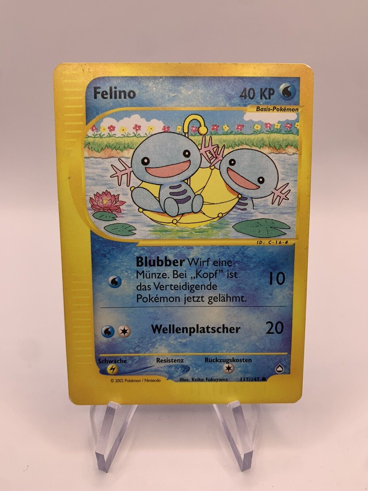 Pokemon Card E-Series Felino 117/147 German