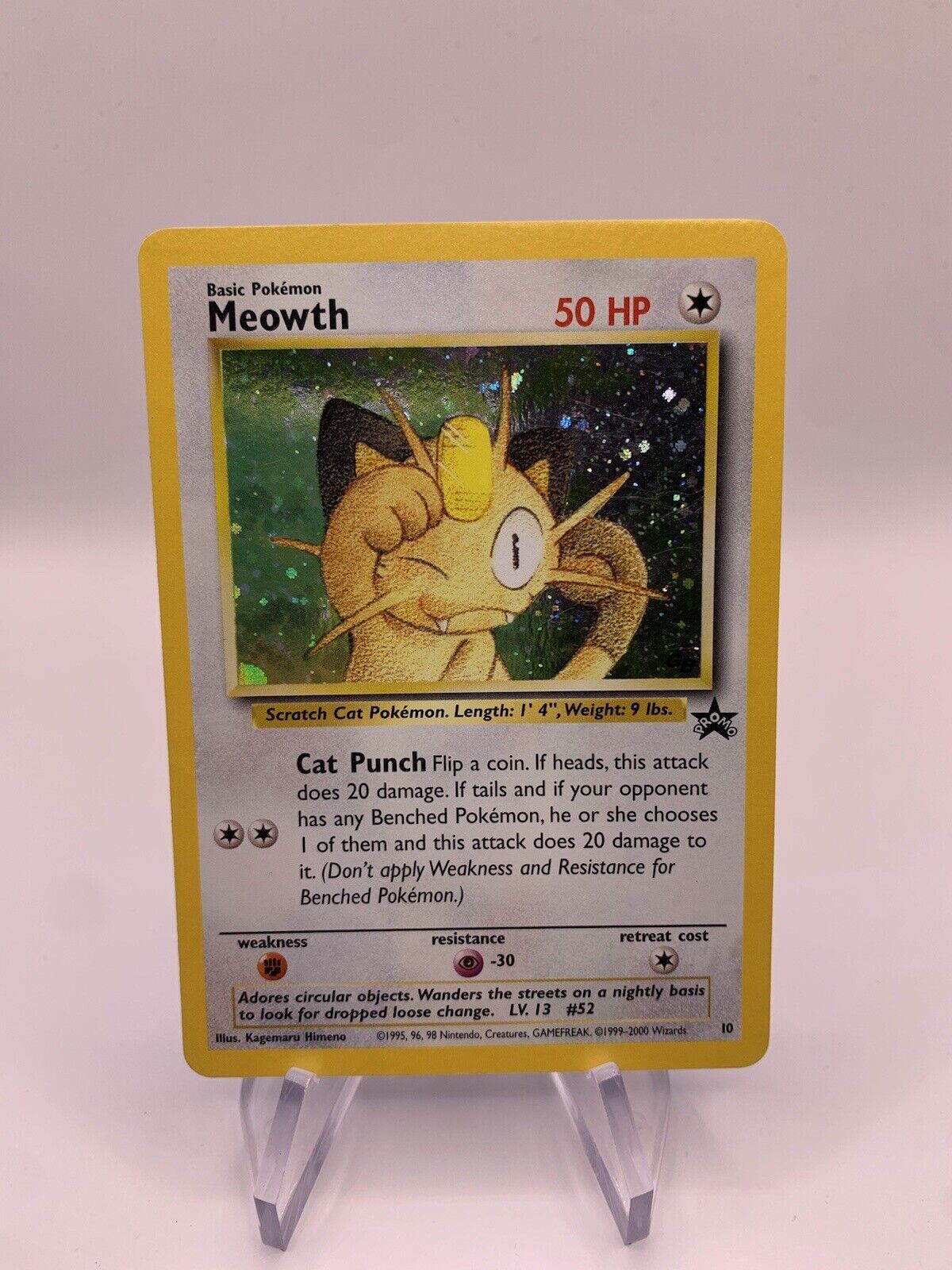 Pokemon Karte Promo Holo Mauzi 10 Englisch