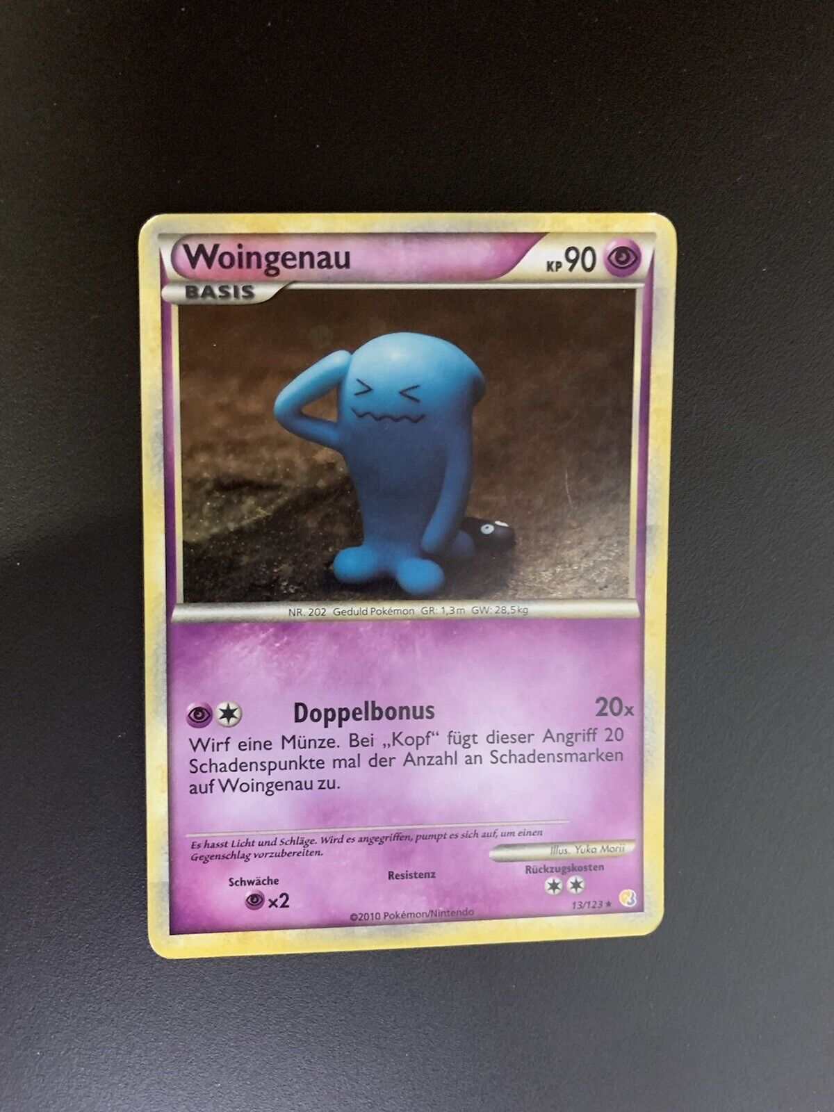 Pokemon Karte Holo Woingenau 13/123 Deutsch