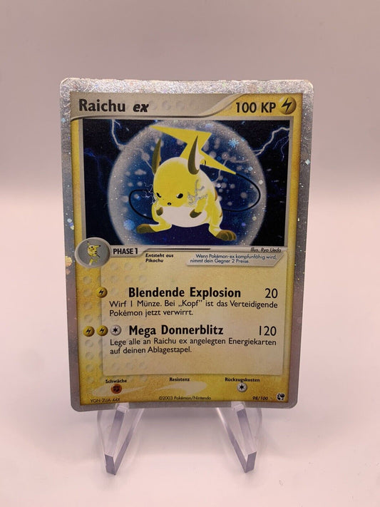 Pokemon Karte Ex Raichu 98/100 Deutsch