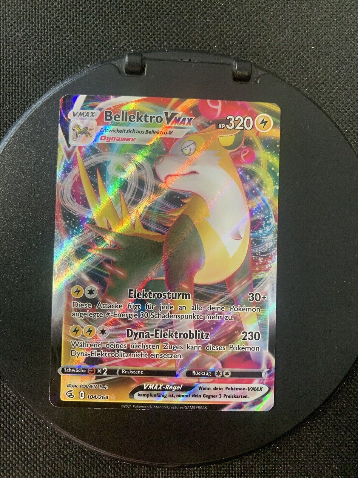 Pokemon Karte Vmax Bellektro 104/264 Deutsch