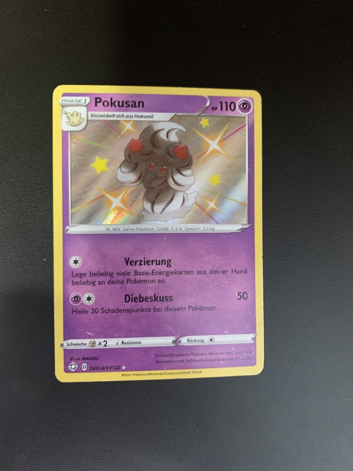 Pokemon Karte Holo Pokusan SV058/SV122 Deutsch