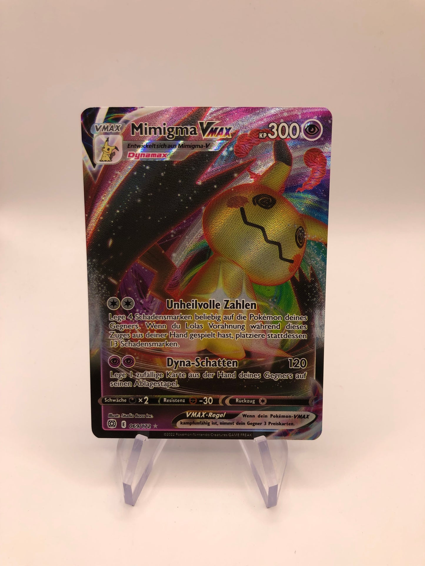 Pokemon Karte Vmax Mimigma 69/172 Deutsch
