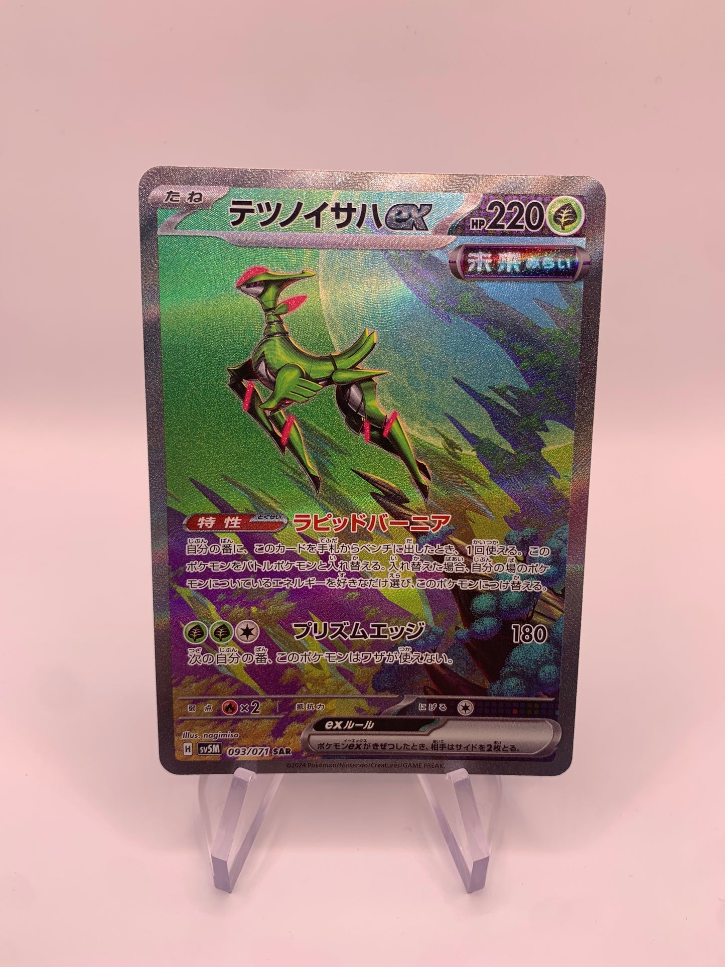 Pokemon Karte Ex Alt-Art Eisenblatt 93/71 Japanisch