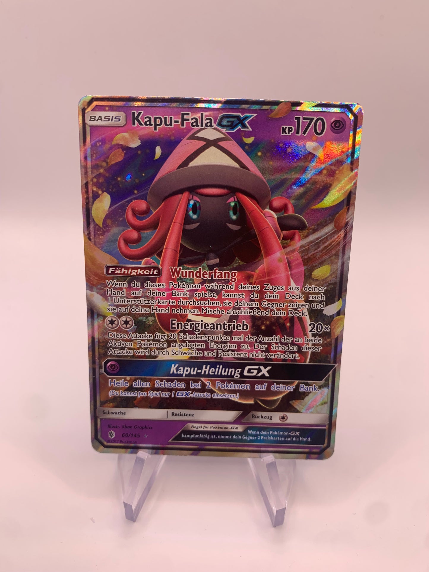 Pokemon Karte Gx Kapu-Fala 60/145 Deutsch