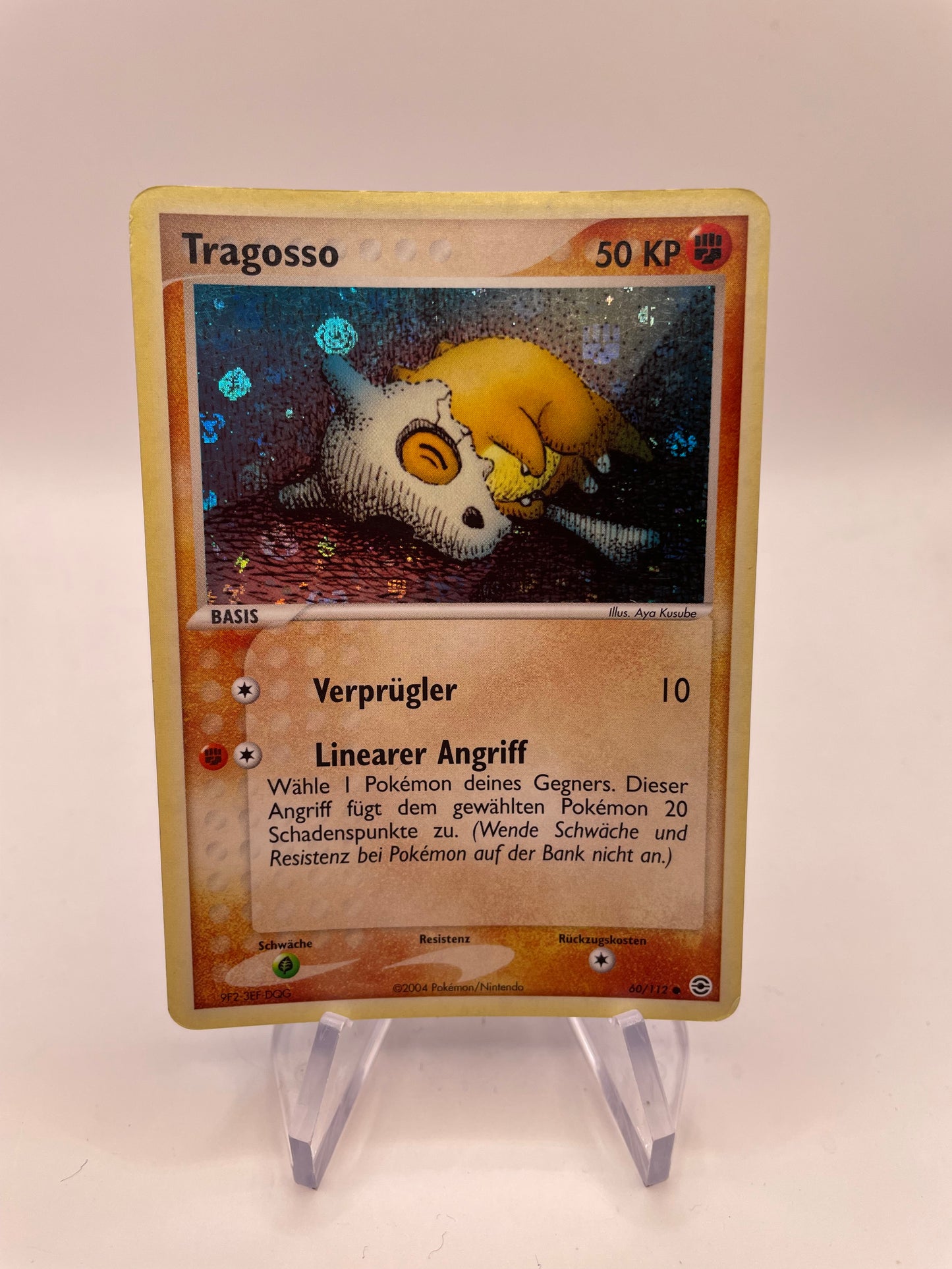 Pokemon Karte Holo Tragosso 60/112 Deutsch