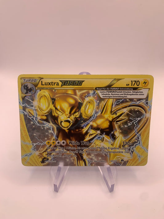 Pokemon Karte Turbo Luxtra 47/122 Deutsch