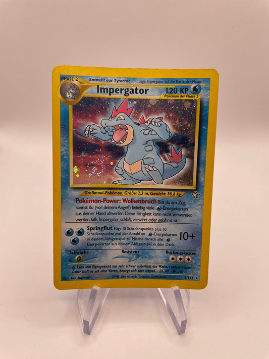 Pokemon Karte Holo Neo Genesis Impergator 5/111 Deutsch
